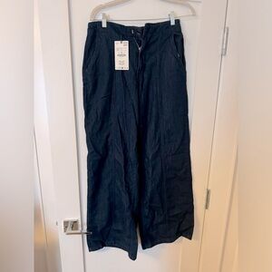 Zara wide leg flare jeans